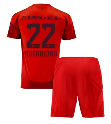 Bayern Munich Raphael Guerreiro #22 Hemmatröja Barn 2024-25 Kortärmad (+ Korta byxor)